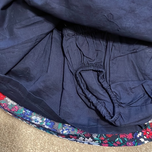 NWT Janie and Jack floral navy dress with bloomer - Picture 2 of 3